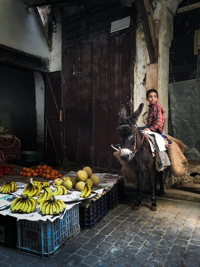 Boy Selling Bananas