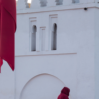 Red and blue Morocco