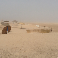 Essaouira beach, wind and sand