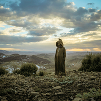 Traditional Moroccan Djellaba, Ifrane National Park, Middle Atlas Mountains