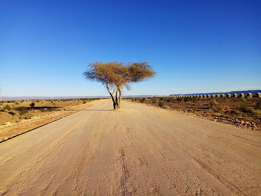 Natural roundabout