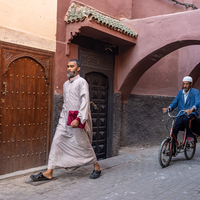 In the streets of Marrakech