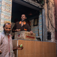 In the streets of Marrakech