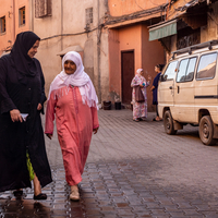 In the streets of Marrakech