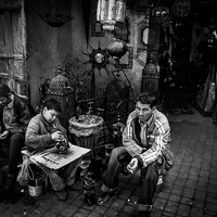 Scènes de rue marocaines