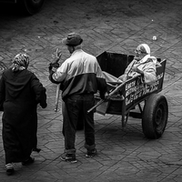 Scènes de rue marocaines